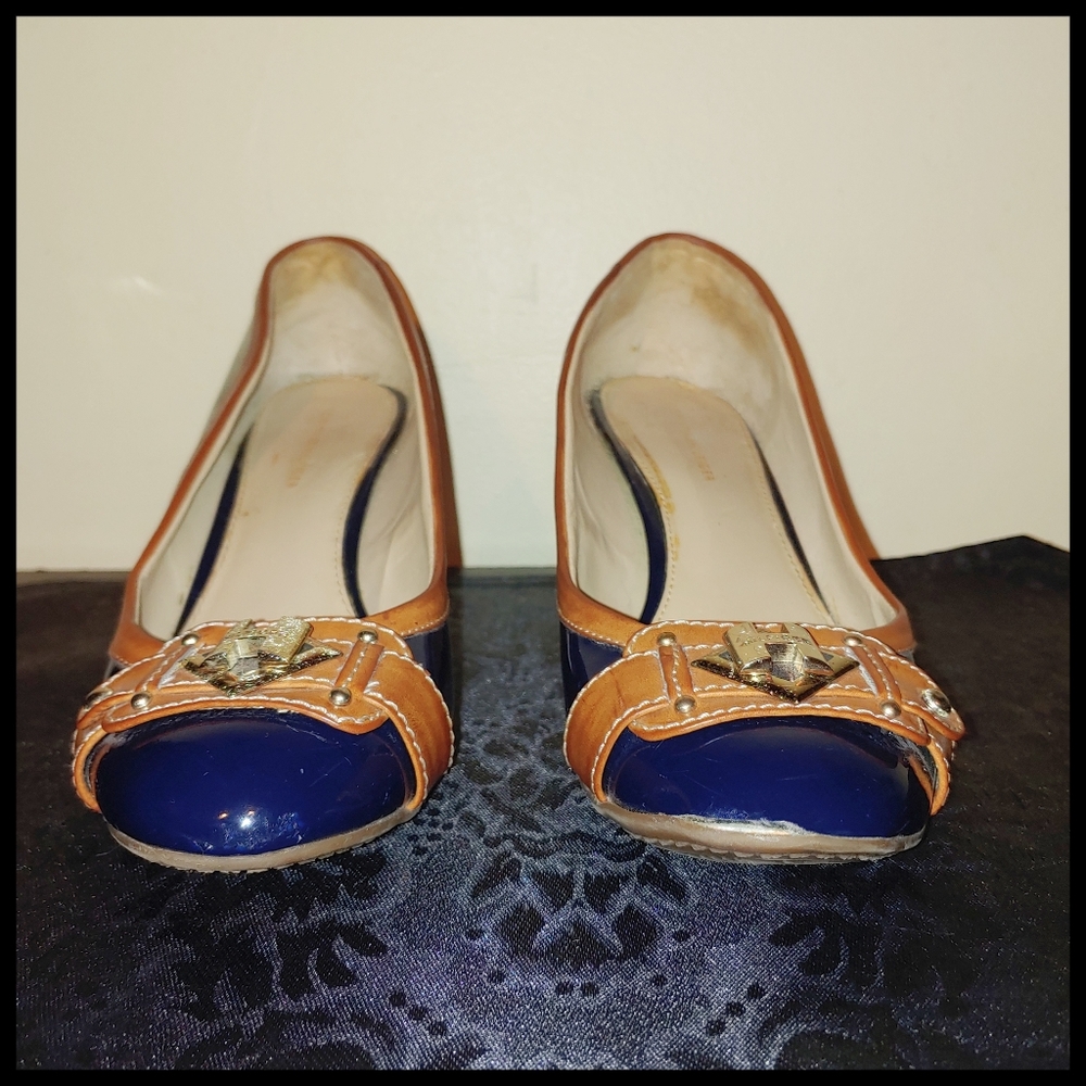 Tommy Hilfiger Navy Blue Heels 7.5 - Picture 4 of 9